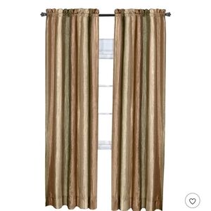 6 Goodgram Ombre Crushed Satin Sheer Window Curtains